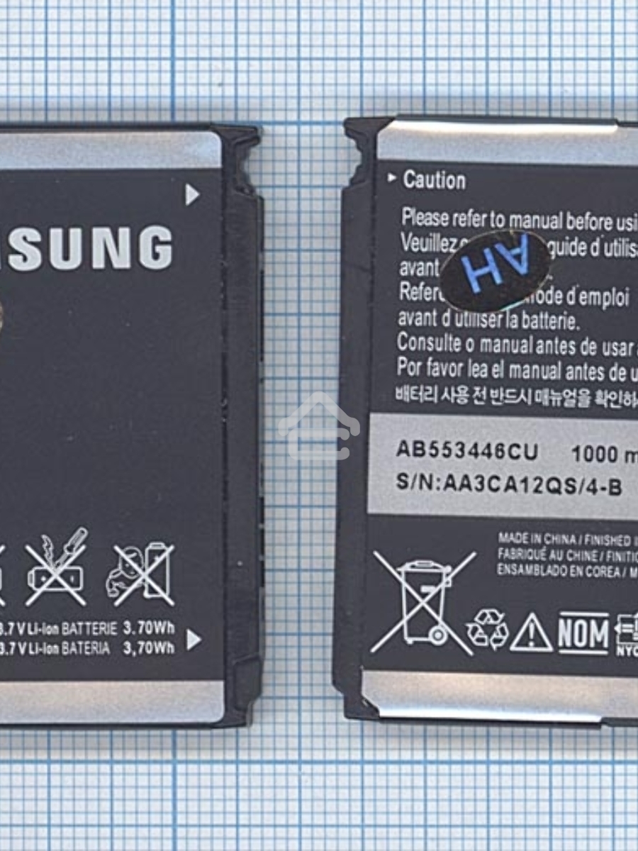 Аккумуляторная батарея AB553446CU для Samsung SGH-A767/F480/F488 3.7V 3.7Wh