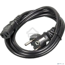 Кабель питания ExeGate Power PC-3P (Евровилка Schuko->С13) VDE-250V-3*1.0-CU, 10A, черный, 3м