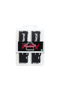 Оперативная память Kingston Fury Beast, DDR5, 64GB (2x32GB), 5200MHz, CL40, с радиатором, RGB, черный