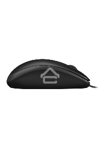Мышь проводная Logitech B100 черный, 1000 dpi, USB, кнопки - 3