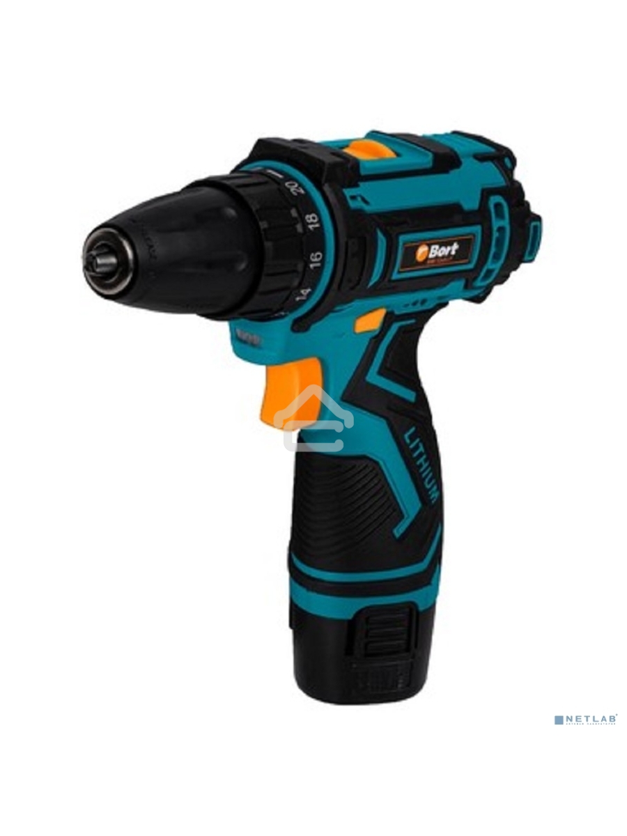 Дрель-шуруповерт Bort BAB-12x2Li-F 93413083, Аккумуляторная, 12В
