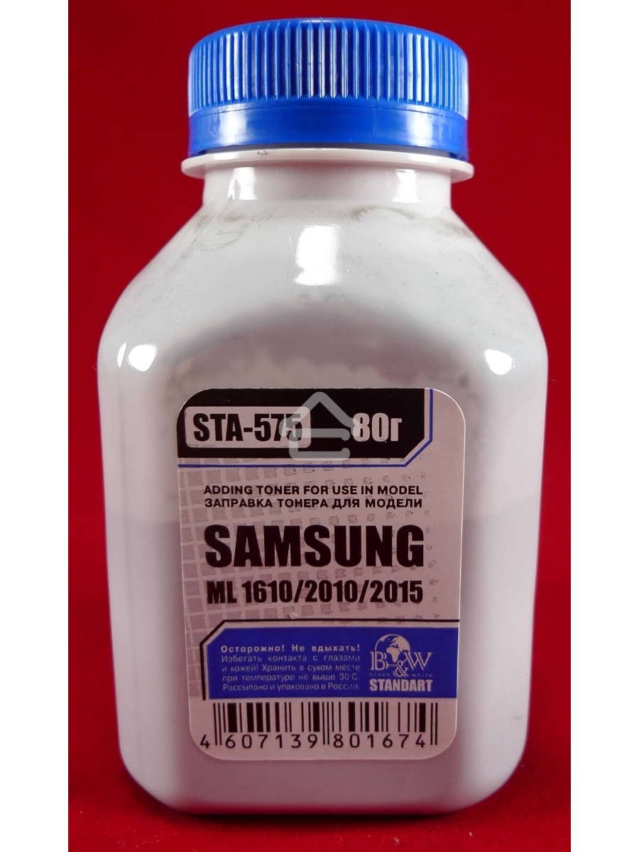 Тонер SAMSUNG ML-1610/1615/2010/2015 (фл, 80г) B&W Standart фас России