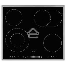 Встраиваемая электрическая варочная поверхность Beko HIC 64503 TX, черный
