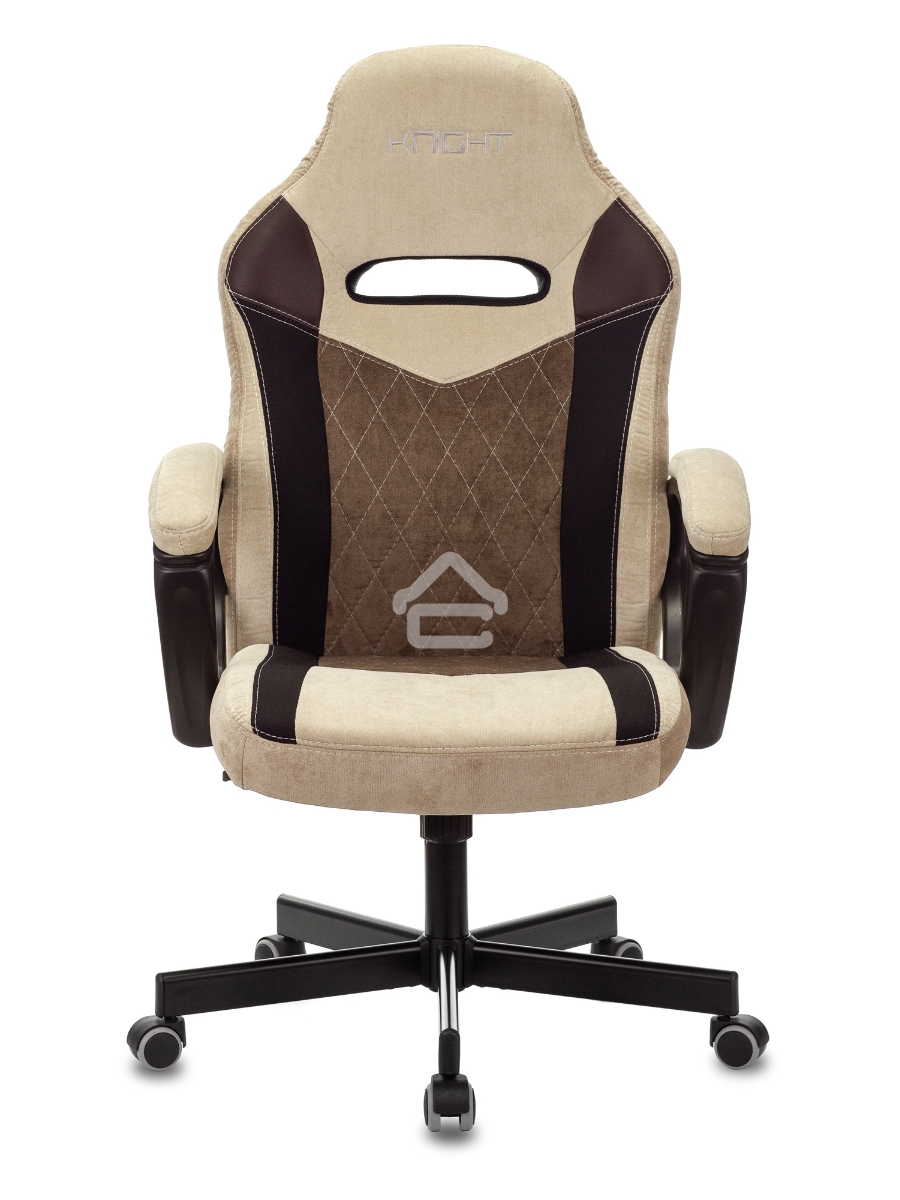Кресло игровое Бюрократ VIKING 6 KNIGHT BR FABRIC коричневый, крестовина металл/пластик