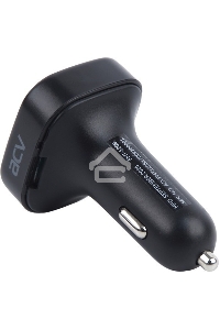Автомобильный FM-модулятор ACV FMT-120B черный MicroSD BT USB (37574)