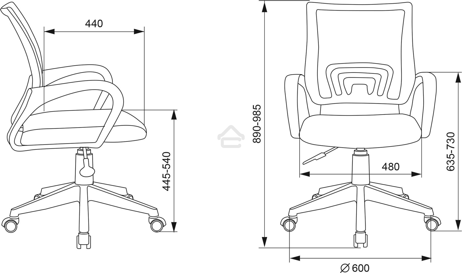 Кресло детское Бюрократ BUROKIDS 1 W Sticks 02 песочный, крестов. пластик, пластик белый