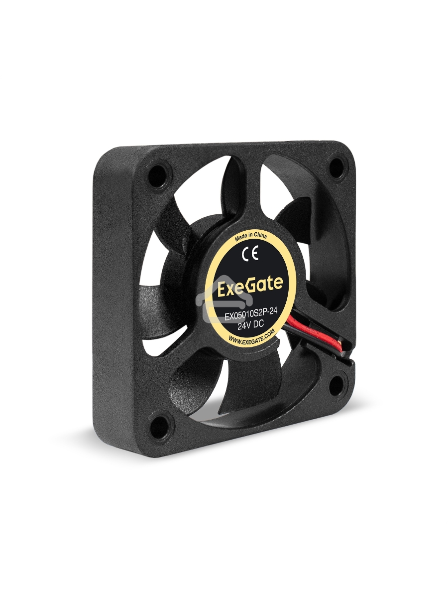Вентилятор для корпуса ExeGate EX05010S2P-24 черный, 50 мм, 7000 об/мин, 39 дБ, 2 pin