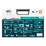 Набор инструментов STELS 14108  1/2'' 1/4'' CrV пластиковый кейс  69 предм.