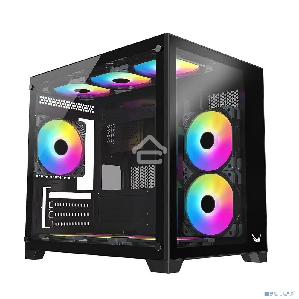 Компьютерный корпус AeroCool/Formula Crystal Z5 черный без БП mATX 1x120мм 2xUSB 2.0 1xUSB 3.0 audio bott PSU