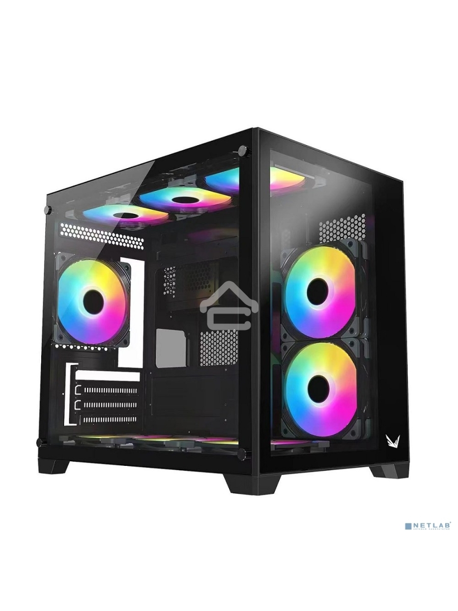 Компьютерный корпус AeroCool / Formula Crystal Z5 черный без БП mATX 1x120mm 2xUSB2.0 1xUSB3.0 audio bott PSU
