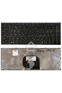 Клавиатура для ноутбука Sony Vaio VPC-Y черная с черной рамкой