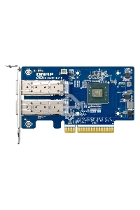 Сетевая карта/ QNAP QXG-25G2SF-E810 Dual Port 25Gbps/10Gbps SFP28 PCIe Gen4 x8