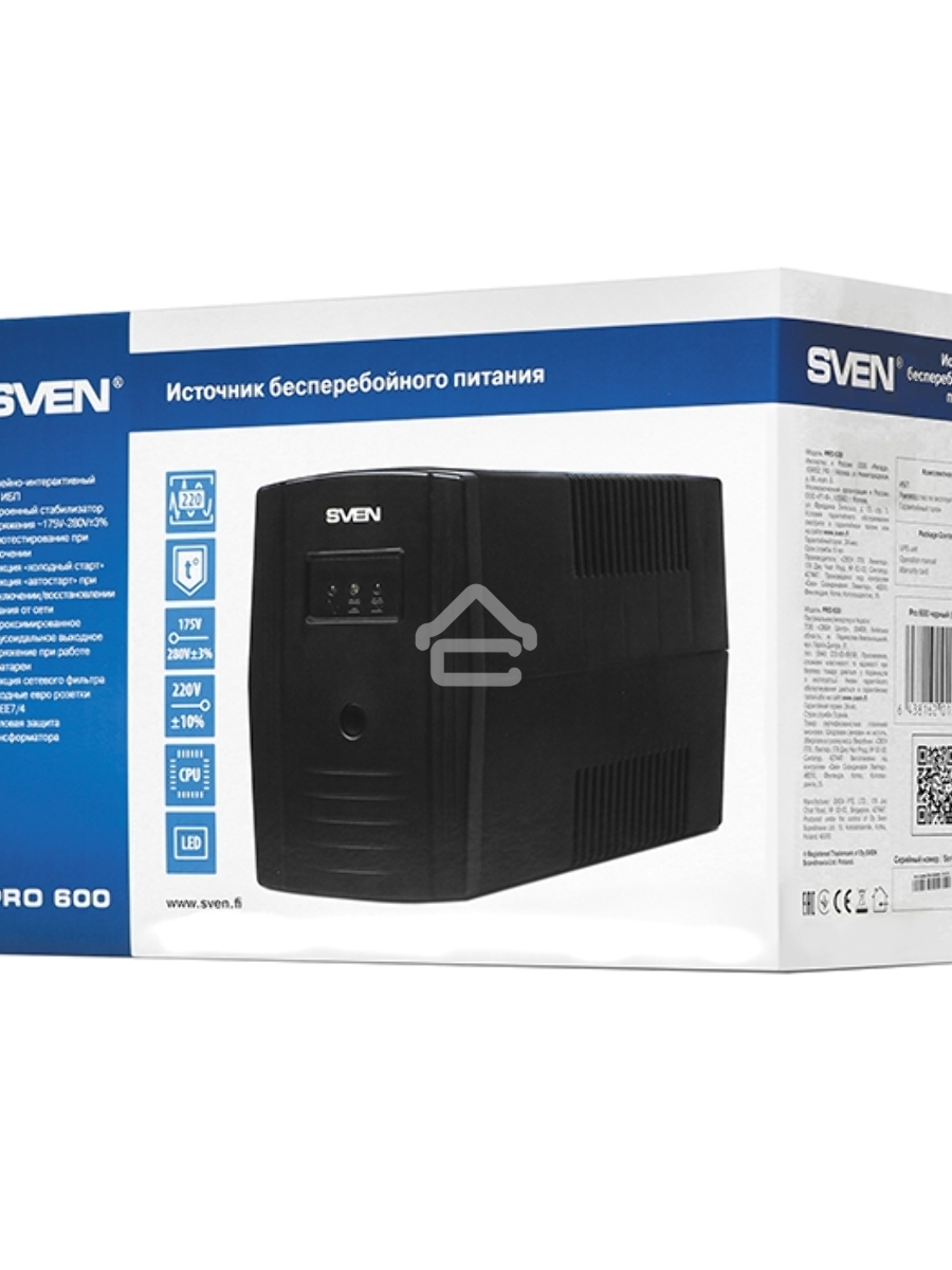Источник бесперебойного питания SVEN Pro 600