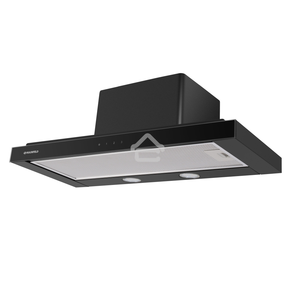 Вытяжка встраиваемая Maunfeld Ouse Touch Glass 60 черный, 60 см, 750 куб. м/ч, 48 дБ