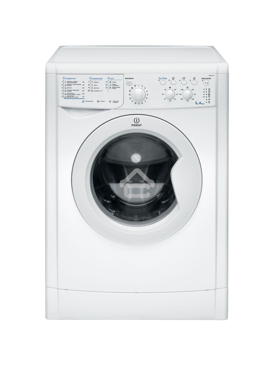 Стиральная машина Indesit IWSC 5105 белый, загрузка фронтальная 5 кг, 1000 об/мин., класс: А