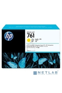 Картридж струйный HP №761 CM992A желтый для HP DJ T7100