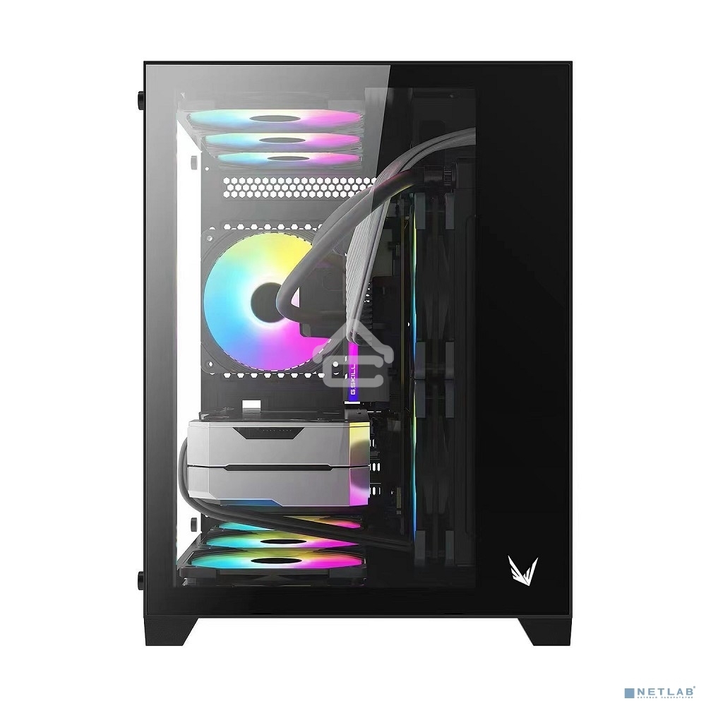 Компьютерный корпус AeroCool/Formula Crystal Z5 черный без БП mATX 1x120мм 2xUSB 2.0 1xUSB 3.0 audio bott PSU