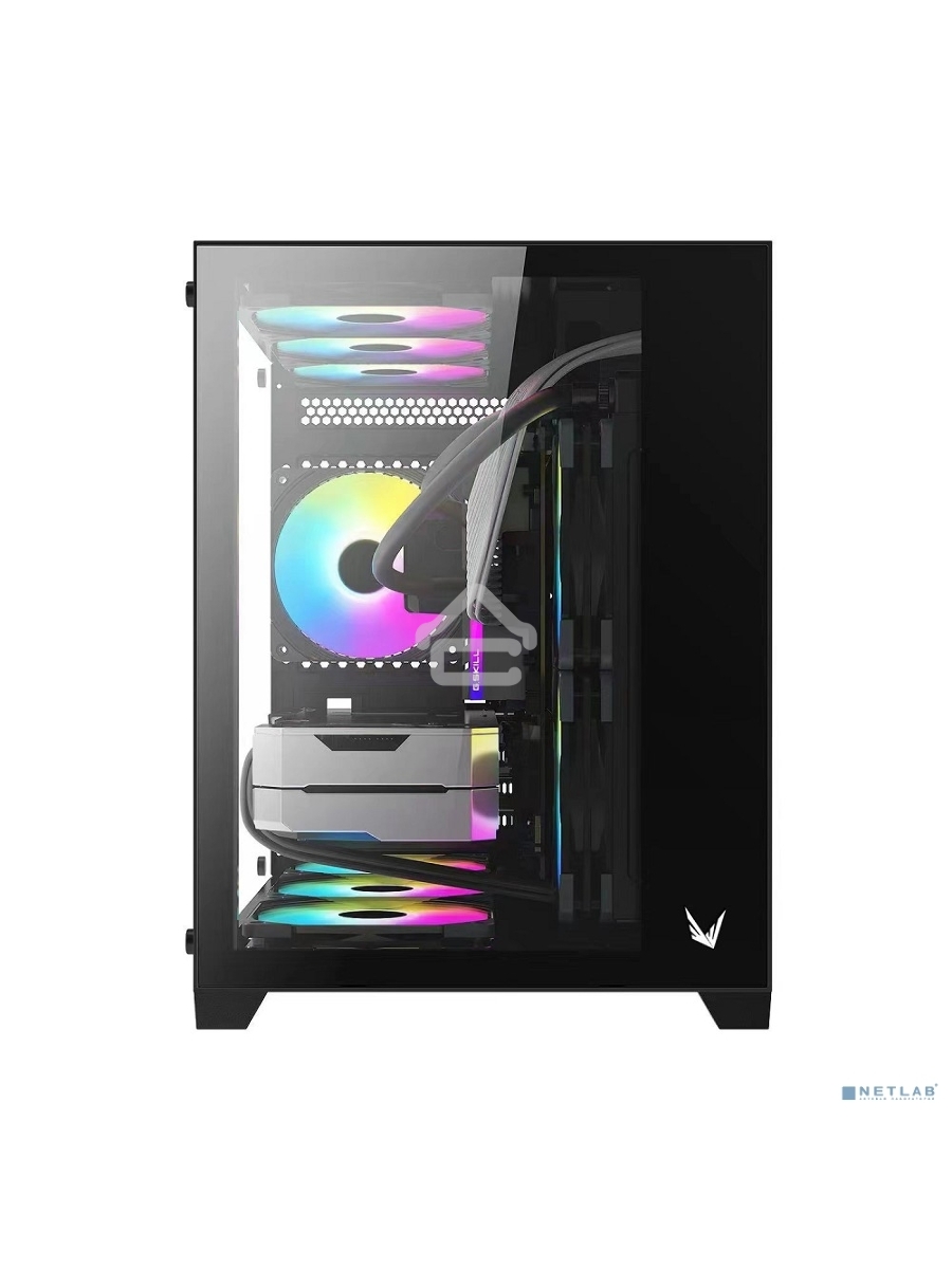 Компьютерный корпус AeroCool / Formula Crystal Z5 черный без БП mATX 1x120mm 2xUSB2.0 1xUSB3.0 audio bott PSU