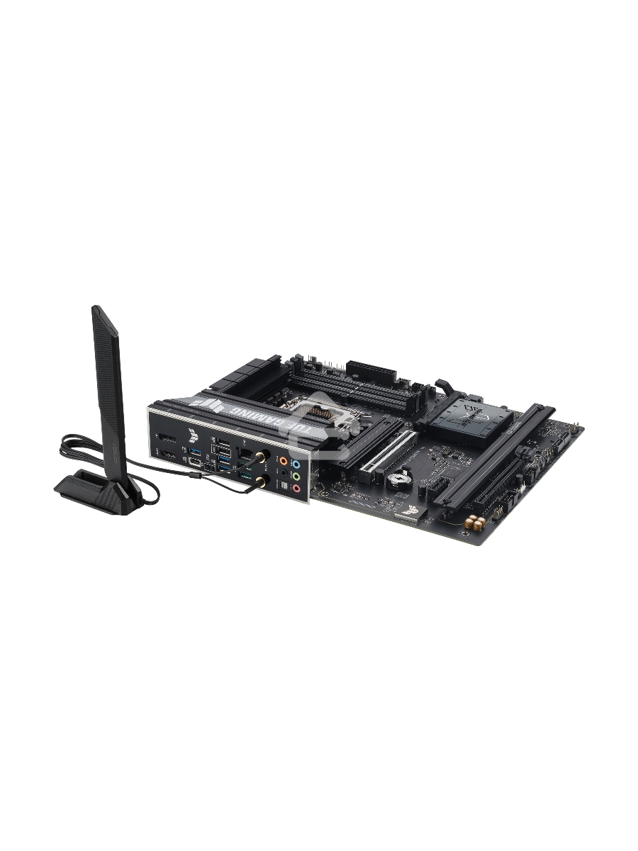 Материнская плата ASUS TUF GAMING B860-PLUS WIFI, LGA 1851, Intel B860, 4xDDR5, 4xSATA, 3xM.2, 1xPCIe 5.0 x16, 1xPCIe 4.0 x16, 1xDP, 1xHDMI, 1x 2.5Gb LAN, 1xUSB 20Gbps, 2xUSB 10Gbps, 3xUSB 5Gbps, 2xUSB 2.0, 5x3.5 мм, 7.1, ATX