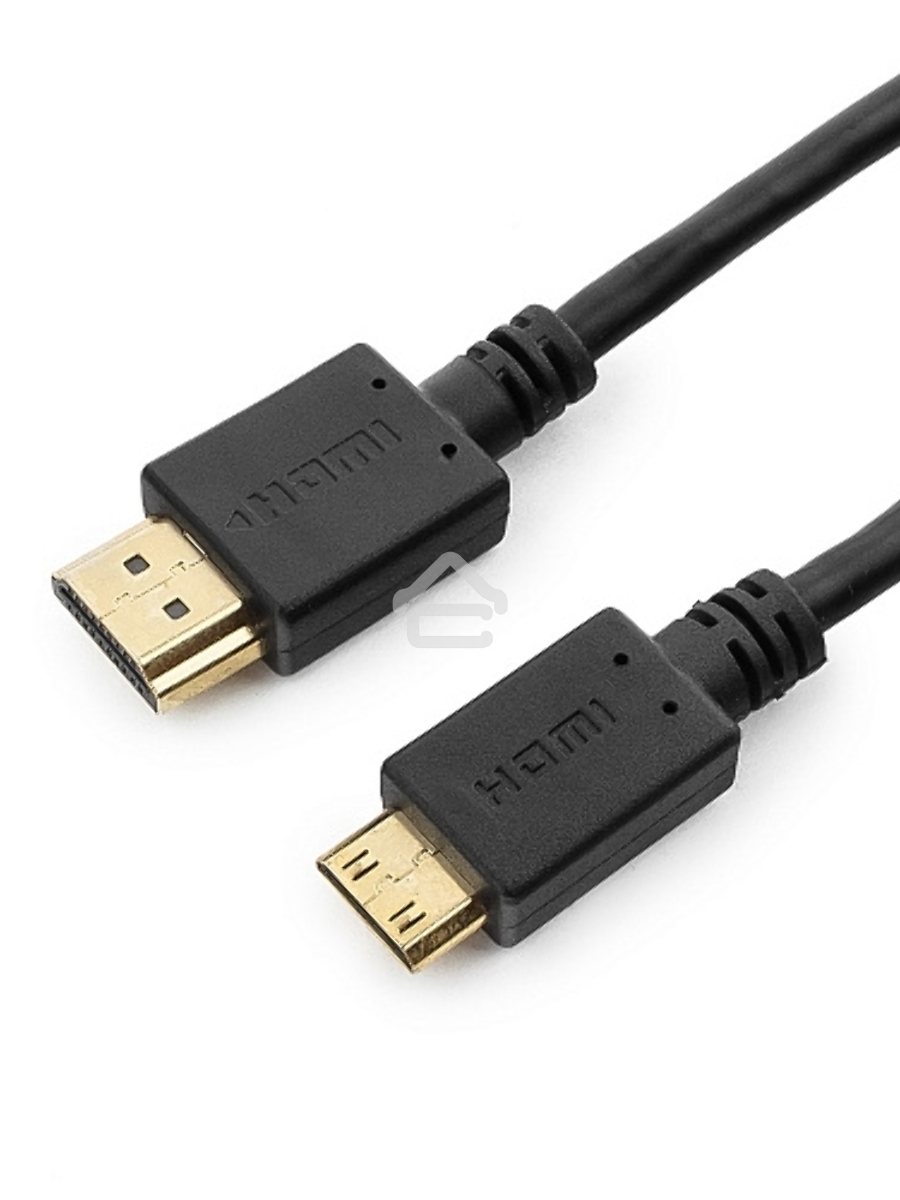 Кабель HDMI-miniHDMI Cablexpert CC-HDMI4C-10, 19M/19M, v2.0, медь, позол.разъемы, экран, 3.0м, черный, пакет