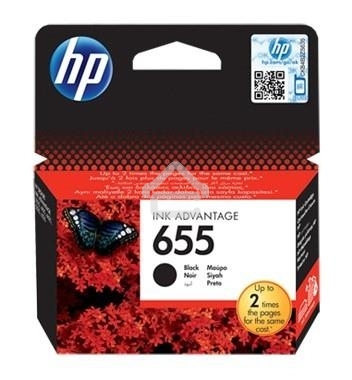 Картридж струйный HP 655 CZ109AE черный для HP DJ IA 3525/4615/4625/5525/6525 (550стр.)