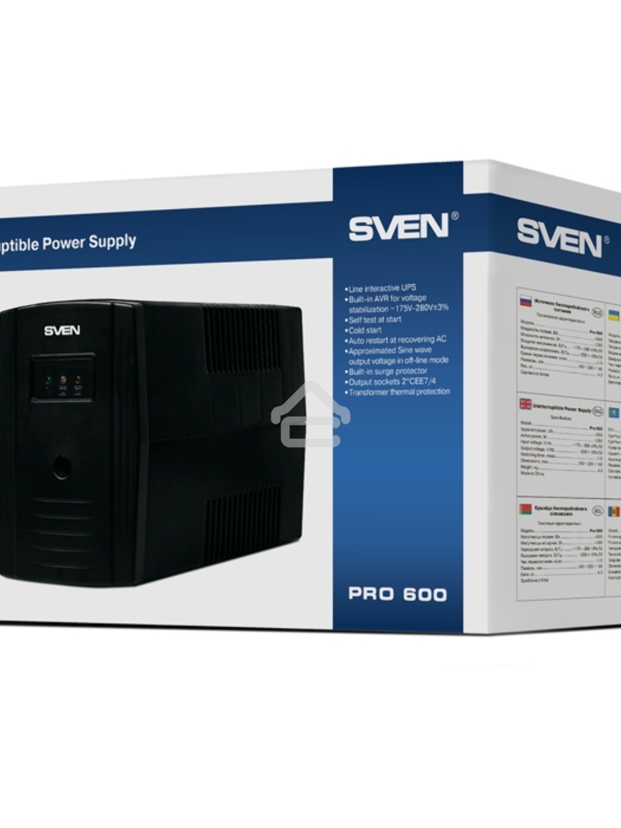 Источник бесперебойного питания SVEN Pro 600