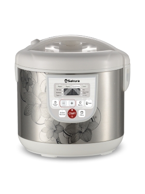 Мультиварка Sakura SA-7753W 5 л, 800 Вт, функция 