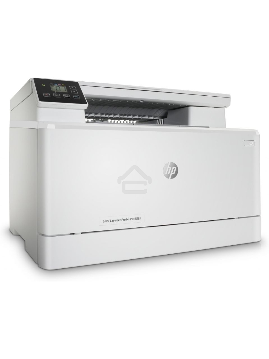 МФУ лазерный HP Color LaserJet Pro MFP M182n (7KW54A), A4, цветной, печ. до 16 стр/мин., 600 x 600 dpi (печать) 1200x1200dpi (скан.), USB, RJ-45, Air Print, Mopria