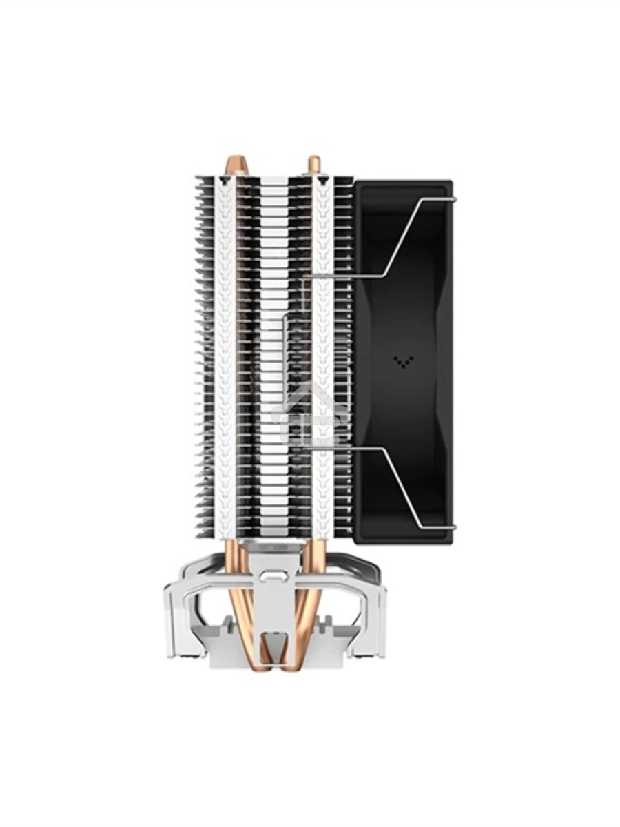 Кулер для процессора DEEPCOOL AG200 черный, 92 мм, алюминий/медь, 3050 об/мин, 30.5 дБ, 4 pin, 100 Вт, 133 мм