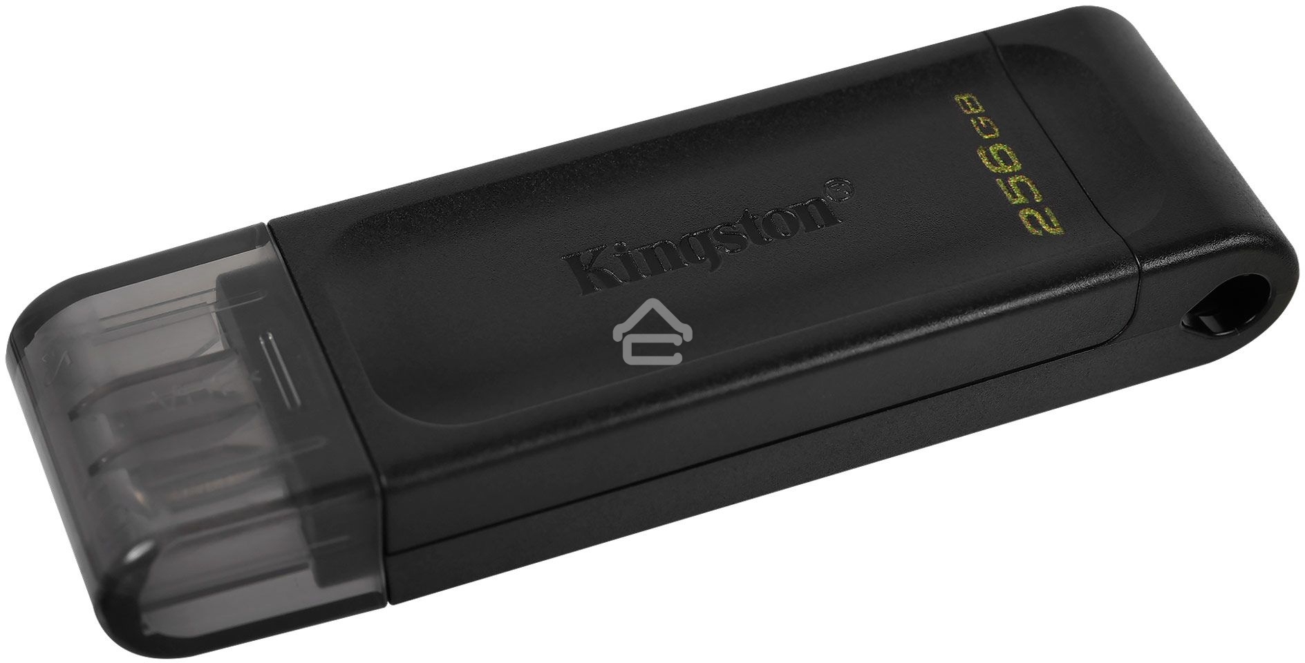 Флешка USB R/W R/W Kingston 256Gb DataTraveler 70 DT70/256GB USB Type-C 3.2 черный