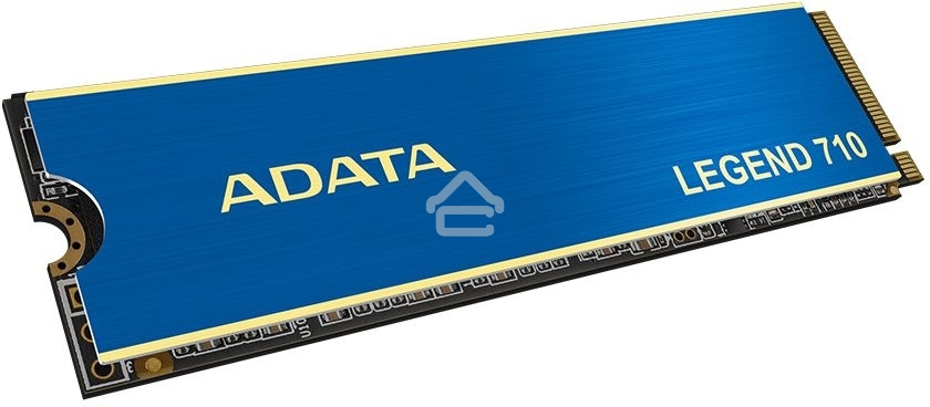 Накопитель SSD ADATA LEGEND 710, 512Gb, PCIe 3.0 x4, M.2 2280, NVMe, R/W 2400/1600, с радиатором
