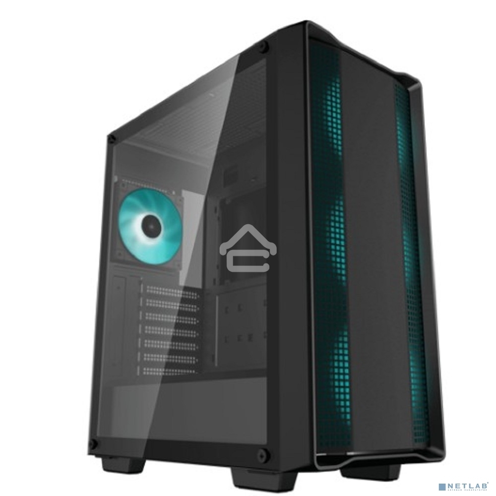 Компьютерный корпус Deepcool CC560 V2 черный без БП ATX 4x120мм 1xUSB 2.0 1xUSB 3.0 audio bott PSU