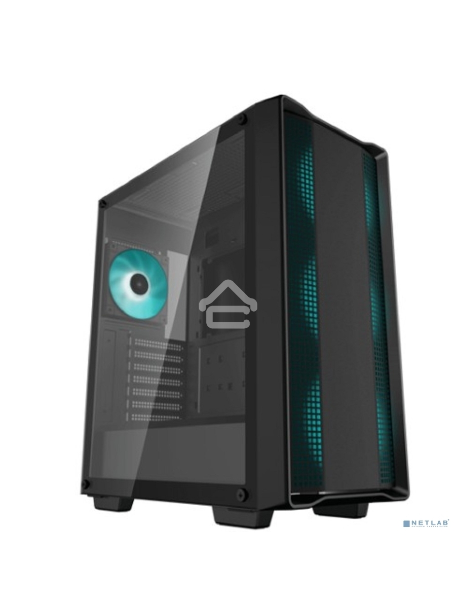 Компьютерный корпус Deepcool CC560 V2 черный без БП ATX 4x120mm 1xUSB2.0 1xUSB3.0 audio bott PSU