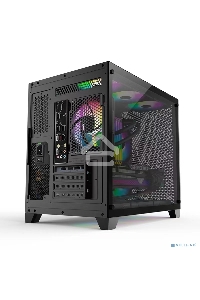 Компьютерный корпус AeroCool / Formula Crystal Z5 черный без БП mATX 1x120mm 2xUSB2.0 1xUSB3.0 audio bott PSU