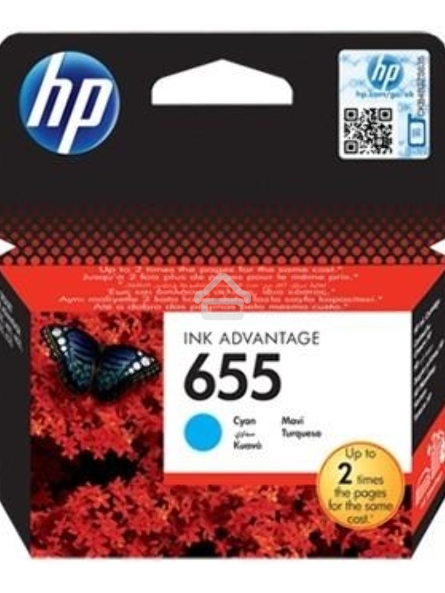 Картридж струйный HP 655 CZ110AE голубой для HP DJ IA 3525/4615/4625/5525/6525 (600стр.)