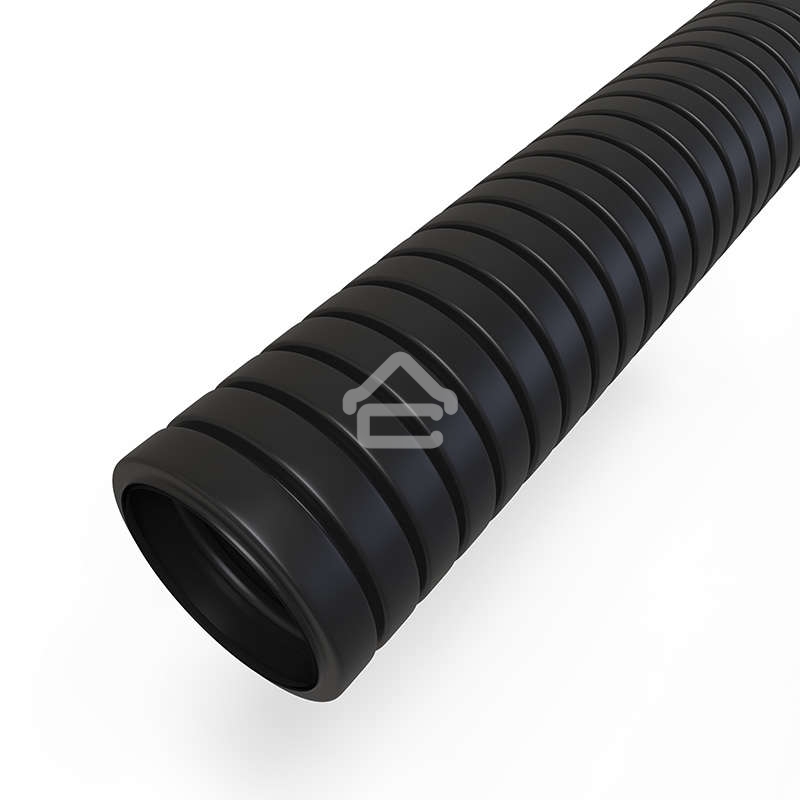 Труба гофрированная ПНД d16мм с протяжкой черный (уп.100м) Rexant 28-0016-3