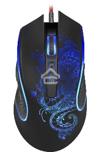 Мышь проводная Defender Venom GM-640L черный, 3200 dpi, USB, кнопки - 8