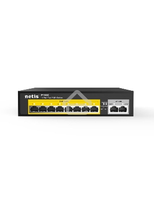 Коммутатор Netis P110C 10-портовый PoE+ коммутатор Fast Ethernet / 8*PoE+ 2 порта 802.3af / 802.3at