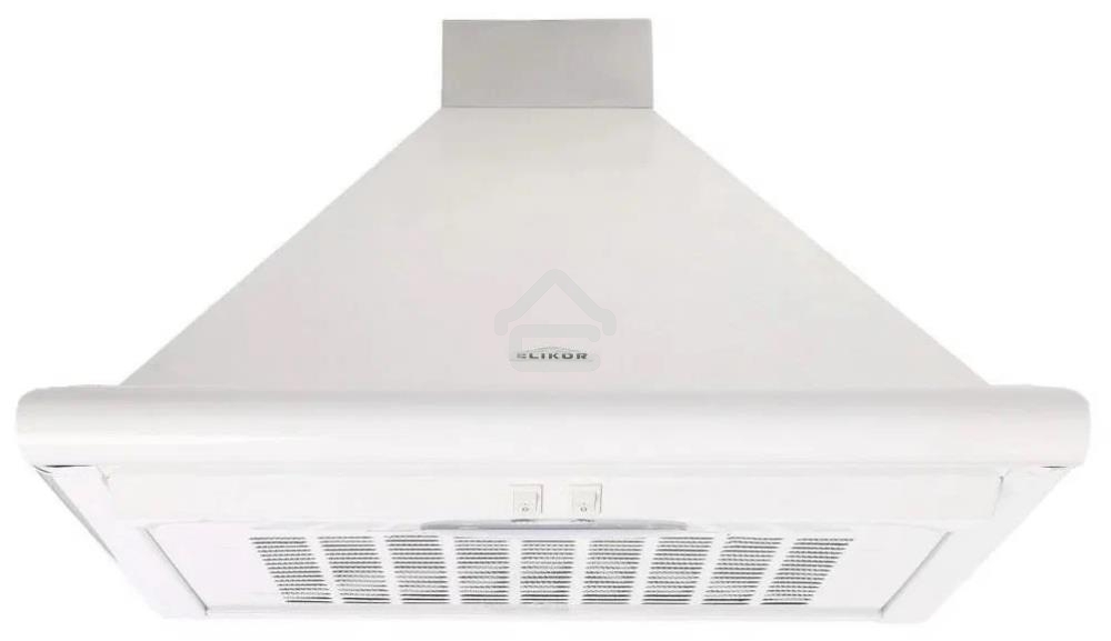 Вытяжка каминная Elikor Сатурн 60П-180-В1Л белый, 60 см, 180 куб. м/ч, 48 дБ
