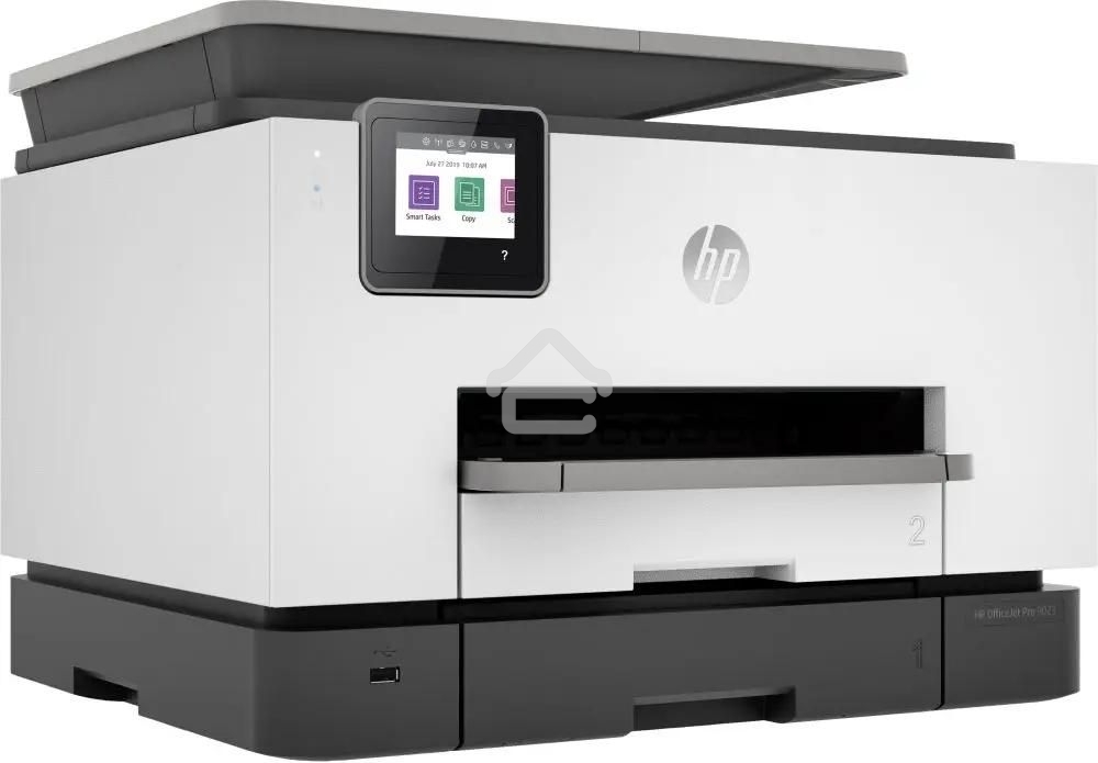 МФУ струйное HP Officejet Pro 9023 AiO (1MR70B), A4, цветной, до 24 стр/мин. (ч/б) до 20 стр/мин. (цвет), скан. до 15 стр/мин. (ч/б) 8 стр/мин. (цвет), 1200x1200dpi, USB, RJ-45, Wi-Fi, Air Print