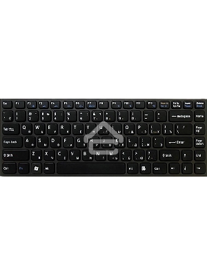 Клавиатура для ноутбука Sony Vaio VPC-Y черная с черной рамкой