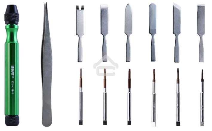 Отвертка со сменными насадками Best BST-302