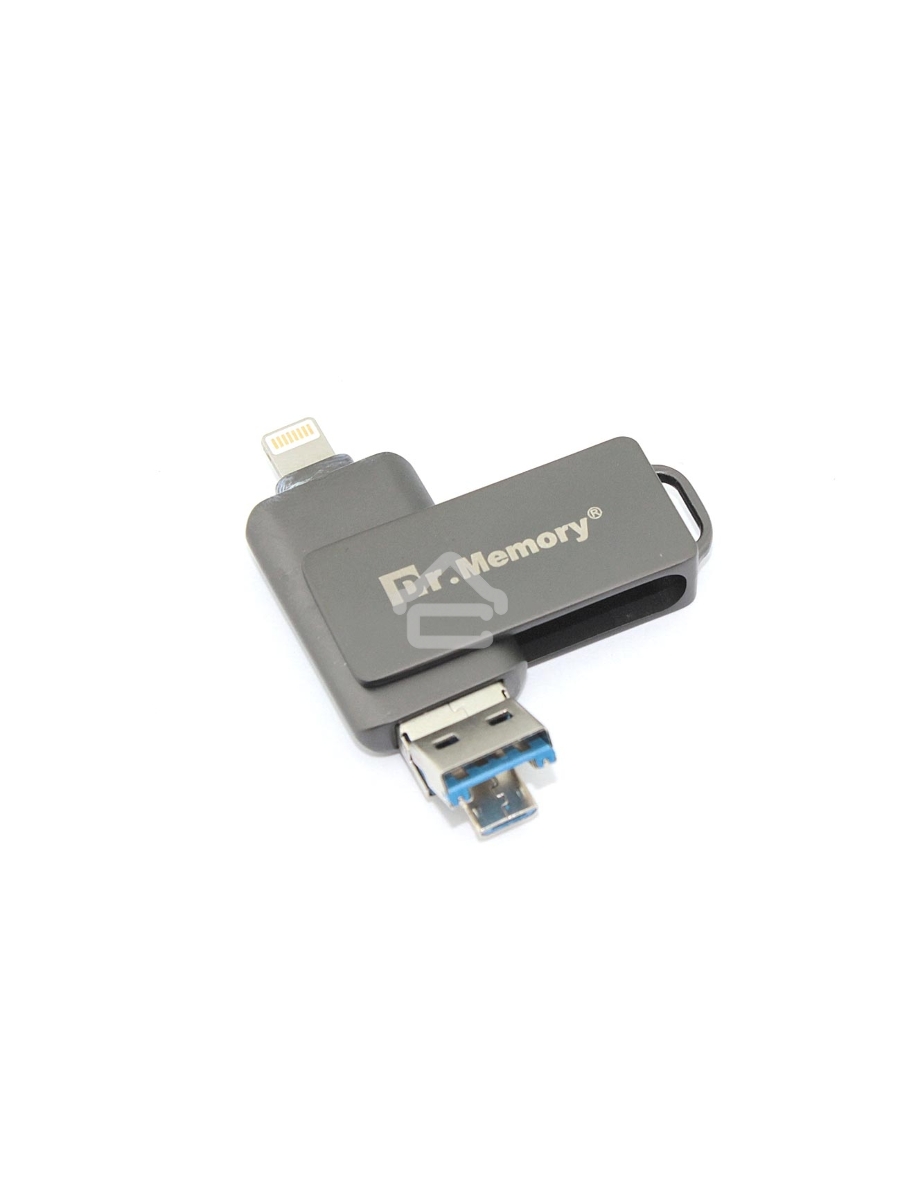 Флешка USB Dr. Memory 051 64Гб, USB 3.0, черный