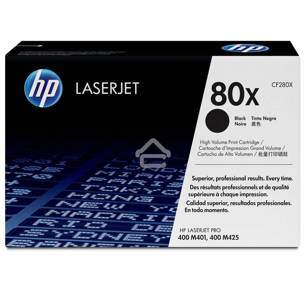 Картридж лазерный HP CF280X черный LaserJet Pro 400 M401/M425 (6900стр.)