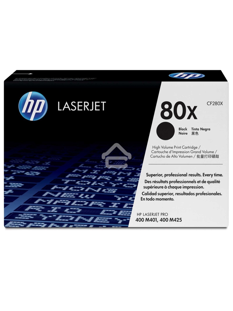 Картридж лазерный HP CF280X черный LaserJet Pro 400 M401/M425 (6900стр.)