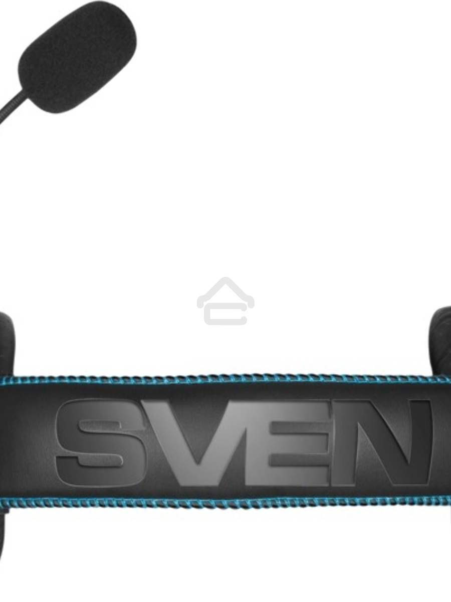 Игровые наушники SVEN AP-U1500MV с микрофоном черные (USB, LED, 7.1, mini jack O 3,5 мм (4 pin), 50 мм, RGB подсветка)
