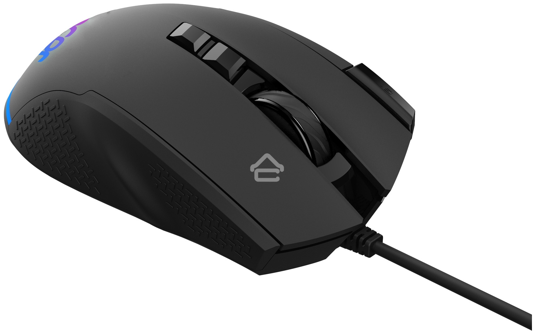 Мышь проводная Acer OMW180 черный, 6400 dpi, USB, кнопки - 9