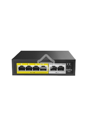Коммутатор 6PORT NETIS P106C 10/100M 4POE