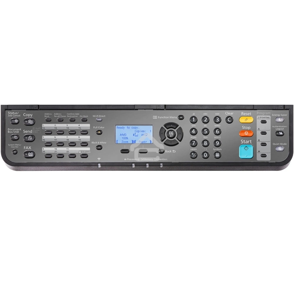 МФУ лазерный Kyocera Ecosys MA2100cfx (110C0B3NL0), A4, цветной, печ. до 21 стр/мин., скан. до 30 стр/мин. (ч/б) 23 стр/мин. (цвет), 1200 x 1200 dpi (печать) 600x600 dpi (скан.), USB, RJ-45, Air Print, Mopria