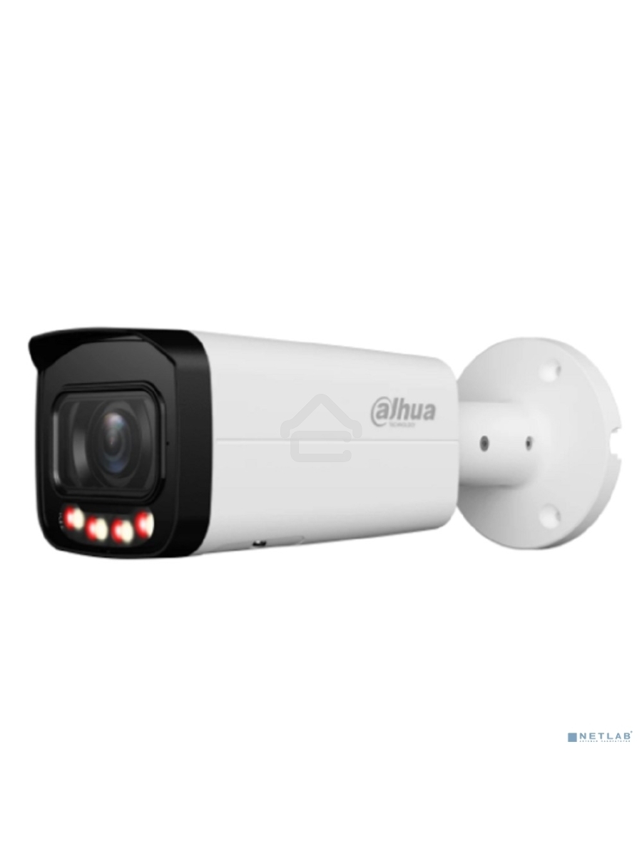 Уличная цилиндрическая IP-видеокамера DAHUA DH-IPC-HFW2449TP-ZAS-IL Smart Dual Light с ИИ 4Мп, 1/2.9” CMOS, моторизованный объектив 2.7~13.5мм, видеоаналитика, ИК до 60м, LED до 60м, IP67, IK10